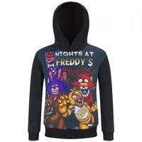 110-150cm Five nights at Freddy children's toy bears of spring in the harem children sweater T-shirt 4-16 years cheap summer2804