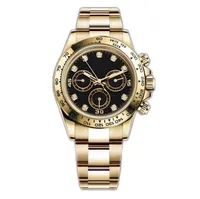 Hombres autom￡ticos mec￡nicos multifuncionales de 41 mm de lujo reloj real dial de acero inoxidable estilo cl￡sico Montre de luxe btime habitante