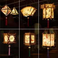 Fai da te in stile retrò cinese Portable Amazing Blossom Flower Light Party Lanterns Lanterns for Midautumn Festival Gift 220610241R
