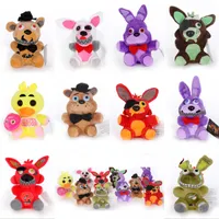28 cm pluche speelgoed vijf nachten bij Freddy's Fazbear Mangle Foxy Bear Bonnie voor kindergeschenken