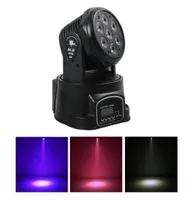 AUCD Mini 4 i 1 RGBW LEDS 7 LED DMX MOVED HEAD LIGHT KTV BAR STAGE LIGHTING bröllopsprestanda Spotlight färgad Par Light LE7LED8538224