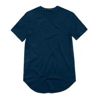 ZSIIBO TX135-C men&#039;s T Shirt Extended Round Sweep T-Shirt Curved Hem Long line Tops Hip Hop Urban Blank Streetwear220x