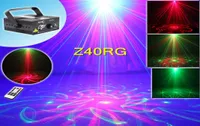 Stage Laser Projector Lights Mini portátil ir remoto rg 40 padrões LED DJ KTV Home Xmas Party DSICO Show Stage Iluminação Z40RG2696840