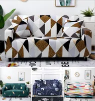 Sofa Cover Set Geometric Couch Cover Elastic Sofa for Living Room Pets Corner L Shaped Chaise Longue1788365