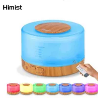 Humidifiers Himist 500 Ml Essential Oil Diffuser Aromatherapy Humidifier Colorful Led Lamp Ultrasonic Cool Mist Maker For Office Home J302i
