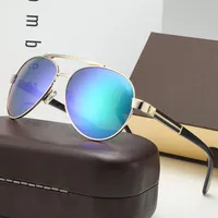 28 2022 مصممين نظارة شمسية فاخرة الأزياء الأنيقة أزياء عالية الجودة مستقطبة للرجال الزجاج النسائي مع صندوق