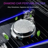 Dekoracje wnętrz Bling Air Air Freshener Perfume Zapach Auto aromatyzowanie Diamentowe akcesoria dla kobiety283h