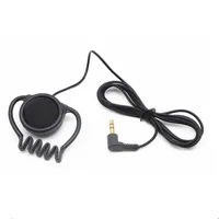 50 Pack Earhook Ecophone Ecophone Soft Hook Earbud Hearphones Single Side Earpice pour le guide de voyage Montant les radios bidirectionnelles