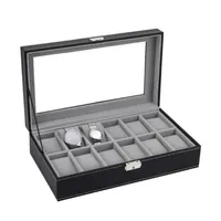 Case d'oro Case 6 10 12 slot scatole anelli a catena Porta fornitore di stoccaggio organizzatore di gioielli in pelle PU SAAT TRENDCY285H