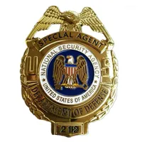 Соединенные Штаты Металлический значок Специальный агент Детектив Печке лацка для брошина