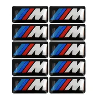 100pcs TEC Sport Wheel Badge 3D Emblem Sticker Decals Logo para BMW M Série M1 M3 M5 M6 X1 X3 X5 X6 E34 E36 E6 STONDERS DE ANELOS DE CAR