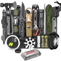 Outdoor Gadgets Emergency Survival Kit 30 In 1 Professional Gear Equipment First Aid Supplies for SOS Tactical Hiking Hunting Camping 221107