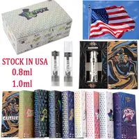 Stock In USA Atomizers Runtz Runty Vape Cartridges 0.8ml 1ml Empty Cartridge 510 Thread Carts Oil Dab Pen Vaporizer E Cigarette Starter Kits