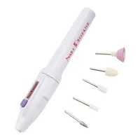 5 In1 Electric Mini Nail Macher Drill Clrinder Grinder Professional Professional Set Portable Buticle Remover Tools Nails Art Tool2847