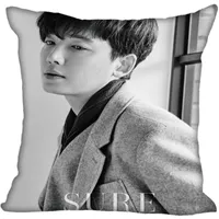 Poduszka Korea-Jung Kyung Ho Square Satin Satin Pillowases 35x35cm 40x40cm Jedna strona drukowana Drukowanie Prezent obrazu