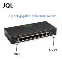 8 ports Gigabit 10 100 1000M fast ethernet switch Vlan switch223D