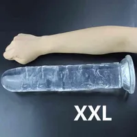 Nxy enorm dildo speelgoed voor vrouwen erotische zachte jelly dildos vrouwelijke realistische penis anale plug sterke zuignap g-spot orgasme shop Q0508Sex223i