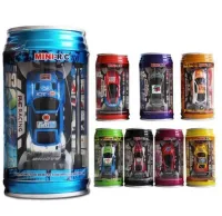 RC Car Creative Coke Can Mini Remote Control Cars Collection Radio Controlled Vehicle Toy For Boys Kids Gift in Radom