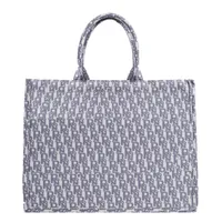 2023 Fashion Luxury Designers Top Original Totes Bags Black Grey Blue Embroidery Handbag TOTE Womens Classic Handle Laptop Capacity Shopping Bag Commuting Canvas