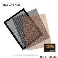 أدوات الشواء الملحقات Nonstick BBQ Grill Mat Barbecue Pad Baking Pad Asple