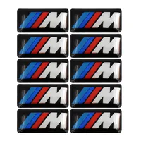 100pcs TEC Sport Wheel Badge 3D Emblem Sticker Decals Logo para BMW M S￩rie M1 M3 M5 M6 X1 X3 X5 X6 E34 E36 E6 STONDERS DE ANELOS DE CAR