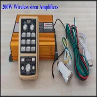 200W wireless remote control police siren amplifiers car alarm with microphonewithout speaker261Y
