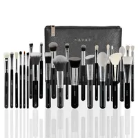 Yavay 25pcs Pennelli Makeup Brushes Set Professional Blending Premium Artiste Yavay En cuir Maquillage Tools Cosmetic Brush Tools Kit284H