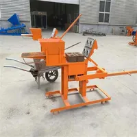 Zhengzhou Good Mini Brick Machine Manual Block Make Machinery in Africa243s