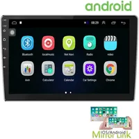 10 1 Zoll Android Car Stereo Car DVD mit GPS Double DIN Car Radio Bluetooth FM Radio Receiver Support WiFi Connect Mirror2644