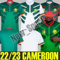 2022 Kamerun Soccer Jerseys fans Player National Team Cameroun Green Aboubakar #10 Hongla #18 Ondoua #24 World MBEumo #22 Onana #23 Cup New Sport Football Shirts Men S-XXL