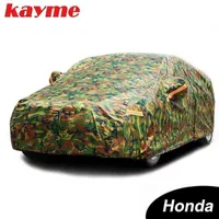 Pokrywa samochodowa Kayme Waterproof Camuflage Covers Covery Outdoor Sun Ochrony ochrony dla Honda Accord City Crv Fit Civic HRV Jazz Odyssey J220907