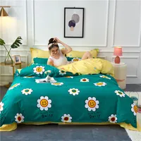 Ensembles de literie 4 Kuup Porce Polyester Soft Luxury Couvrette S Baby Bed Queen King Size Feuilles de couette