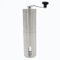 Silver Coffee Grinder Mini Stainless Steel Hand Manual Handmade Coffee Bean Grinders Mill Kitchen Grinding Coffees Making Tools 20ls D3