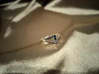 Party Gunst Designer S925 Sterling Silver Lover Ring ingelegd met blauwgroene en paarse kunstmatige diamanten voor mannen en vrouwen