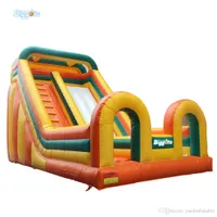 Playhouse inflable Playhouse Swings Funny Bounce Castle Agua Toba para diapositivas