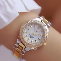 BS 다이아몬드 레이디스 시계 금 고급 팔찌 여성 시계 패션 여성 시계 드레스 웨딩 SAAT258Y
