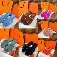 Fashion women wool sandals selling Slippers Woman Slipper Shoes Autumn Winter slides Sandal Size 35-41 By shoe008 01