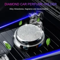 Dekoracje wnętrz Bling Air Air Freshener Perfume Zapach Auto aromatyzowanie Diamentowe akcesoria dla kobiety2467