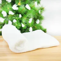 Christmas Decorations Fake Snow Cover Blanket Cotton Artificial Snowflake Backdrop Tree Skirt Decoration Festival Party Supplies
