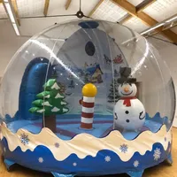 Nuevo dise￱o Photo Booth Swings para la bomba de globo de nieve de tama￱o humano 3m Di￡metro inflable Decoraci￳n de patio de Navidad Clear Bubble Dome para publicidad Price de f￡brica de f￡brica