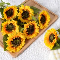 Simulation Sunflower Artificiel Sunflower Wedding Decorative Fleurs Decoration int￩rieure D￩coration int￩rieure des fleurs accessoires