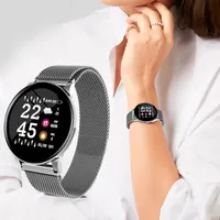 Pão celular Yezhou Round W8 Bracelet Smart Watch com tela de teatro de teatro de tela cheia Tela Redonda de Monitoramento de Saúde