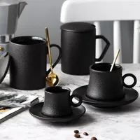 Koppar tefat keramisk återanvändbar kaffemugg bärbar termisk vacker espressokopp lyx latte gobelet böjlig mat drinkware