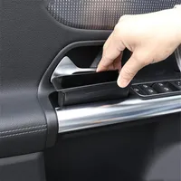 مربع تخزين الباب لتصميم السيارة سوداء لسيارة مرسيدس بنز ب فئة GLB W247 2020 Auto Interior Organizer Accessories 296C