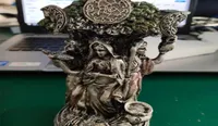 16cm Resin Statue Greece Religion Celtic Triple Goddess Sculpture Figurine Hope Harvest Home Desktop Decoration 2206147345591
