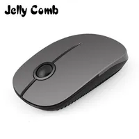 Jelly Comb 2 4G Wireless Mouse Silent Click Noiseless for Laptop Notebook PC USB Mice Mute Ergonomic Mause 2106092129