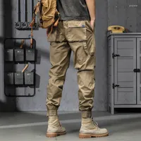 Pantalones para hombres 2023 Summer Streetwear hombres de carga casual de hip hop joggers pantalones har￩n militar kargo pantol￳n