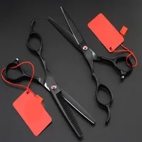 Personalize o nome de 6 polegadas para a m￣o esquerda Scissor Hair Helfing Shear Clipper Ferramenta de cabeleireiro profissional Terceira Acess￳rio de tesouros209T