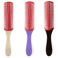 Huile Cheveux Fine Massage Combs Brushes Men Antistatic Magic 9 Rows Hair Brush Poux de coiffure coiffeuse Hairping Swep Massager244c