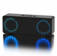 Lenrue A12 Pro Bluetooth Stéréo haut-parleur Colorful Horsing Lights Double en haut-parleurs